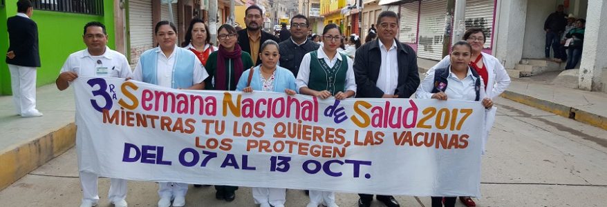 Arrancan las actividades de la 3ra. Semana Nacional de Salud 2017 Arrancan las actividades de la 3ra. Semana Nacional de Salud 2017